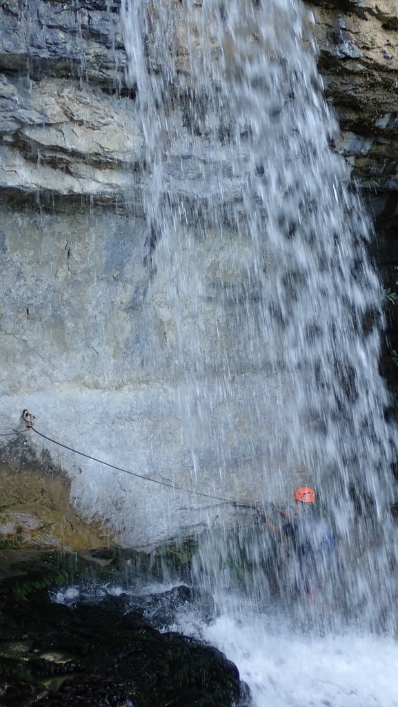 Via sous cascade Pshi et Carret