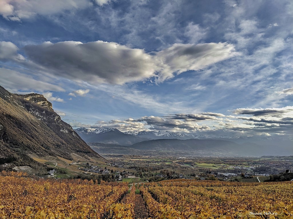 Chignin en fin d'automne Savoie Nature