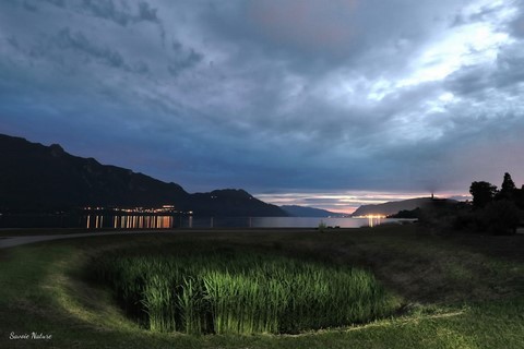 lac aix les bains lumières