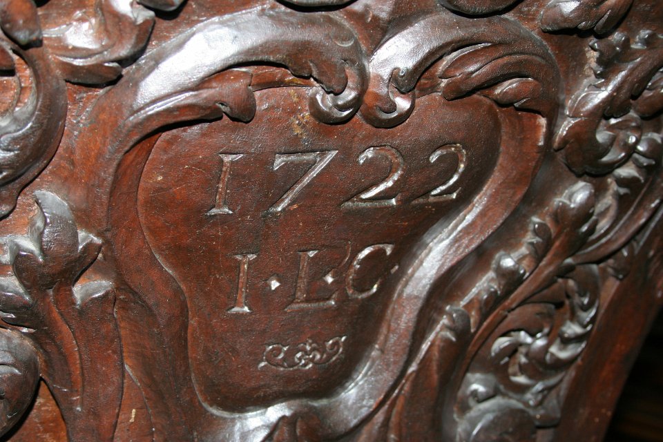 Detail chaire eglise Beaufort