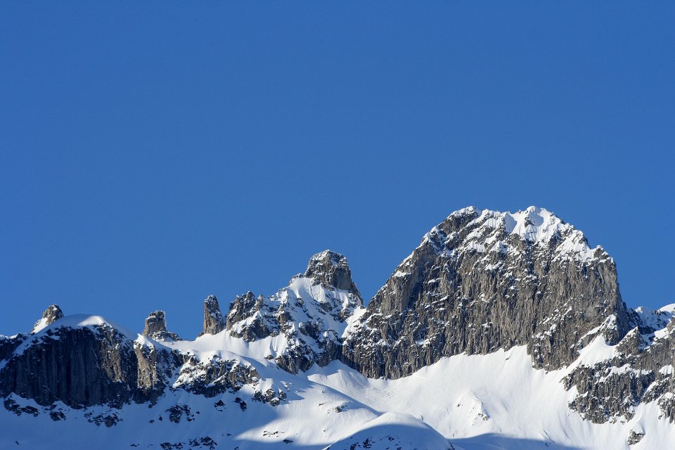 Aiguilles de la Balme depuis Valmorel 2