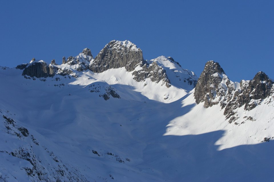 Aiguilles de la Balme depuis Valmorel