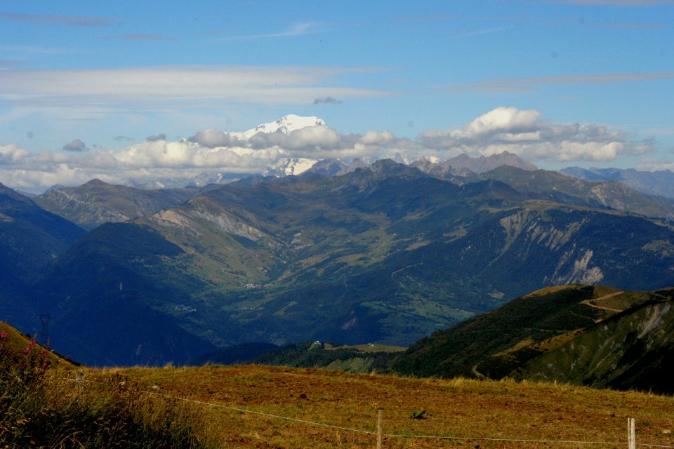 Mt Blanc depuis la Madeleine
