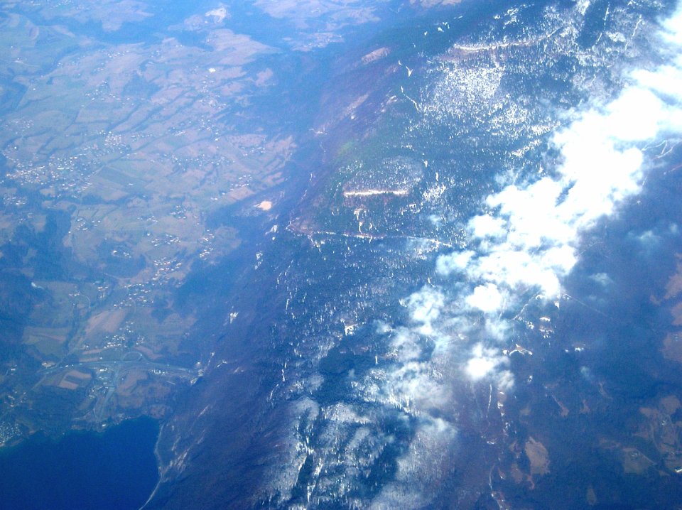 Aiguebelle vu du ciel